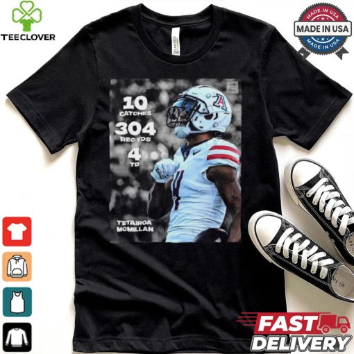Design Tetairoa Mcmillan 10 Catches 304 Rec Yds 4 Td shirt