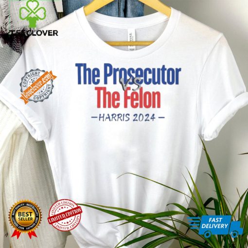 Design The Prosecutor VS the Felon Kamala Harris 2024 Softstyle T Shirt