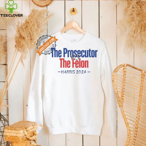 Design The Prosecutor VS the Felon Kamala Harris 2024 Softstyle T Shirt