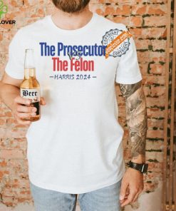 Design The Prosecutor VS the Felon Kamala Harris 2024 Softstyle T Shirt