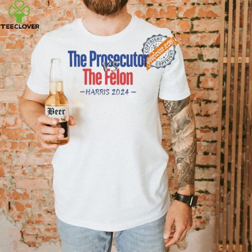 Design The Prosecutor VS the Felon Kamala Harris 2024 Softstyle T Shirt