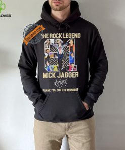 Design The Rock Legend Mick Jagger Thank You For The Memories T Shirt