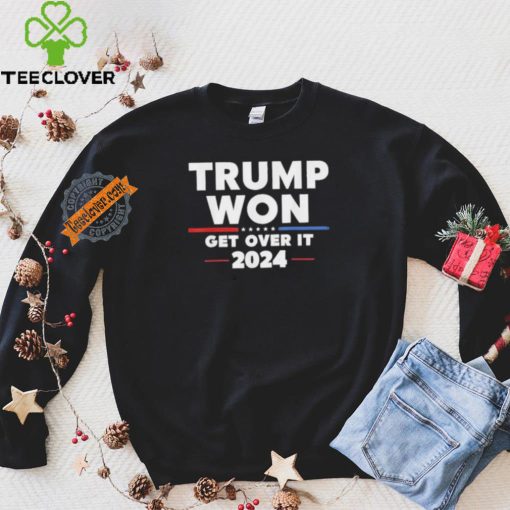 Design Trump Won Get Over It Patriotic Protrump Antibiden Funny T Shirt