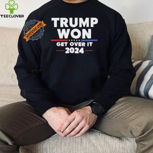 Design Trump Won Get Over It Patriotic Protrump Antibiden Funny T Shirt