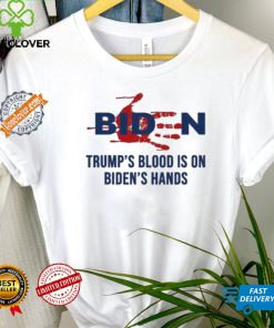 Design TrumpS Blood On BidenS Hands T Shirt