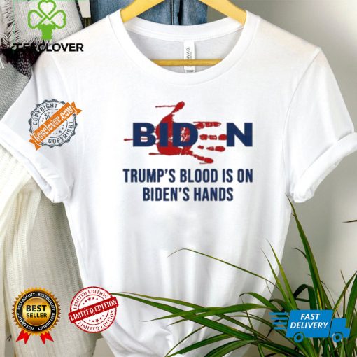 Design TrumpS Blood On BidenS Hands T Shirt