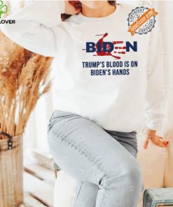 Design TrumpS Blood On BidenS Hands T Shirt