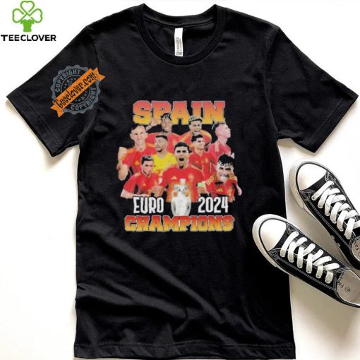 Design UEFA Euro Champions Spain Team Football 2024 T Shirt