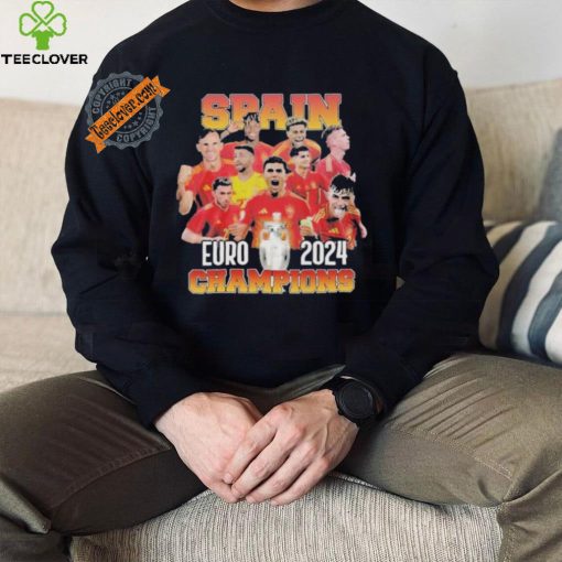 Design UEFA Euro Champions Spain Team Football 2024 T Shirt