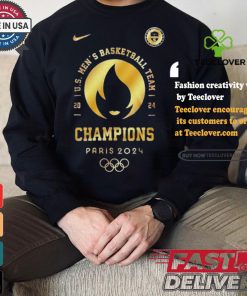 Design USA Team Men’s Basketball Olympic Paris 2024 Gold Medal Shirt