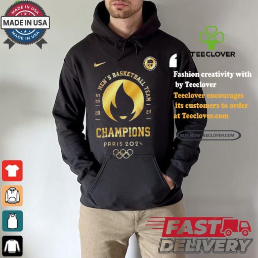 Design USA Team Men’s Basketball Olympic Paris 2024 Gold Medal Shirt