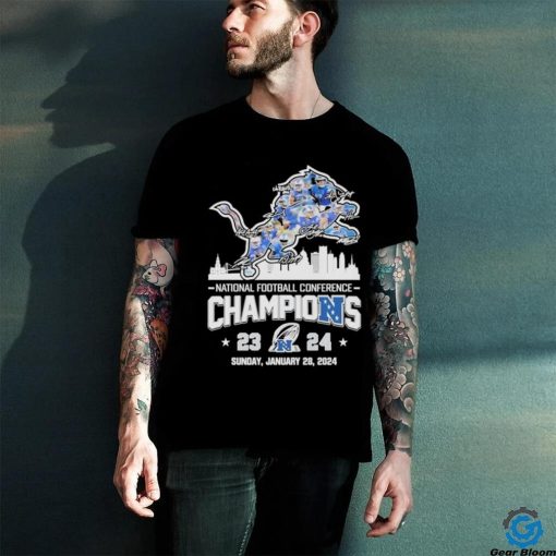 Design detroit Lions NFC Champions 2023 2024 T Shirt