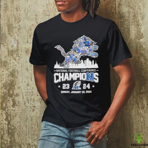 Design detroit Lions NFC Champions 2023 2024 T Shirt