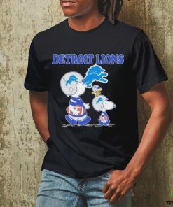 Design detroit lions Charlie brown and Snoopy hoodie, sweater, longsleeve, shirt v-neck, t-shirt