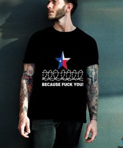 Design evil TeXan Mrs Evil Because Fuck You Texas Shirt