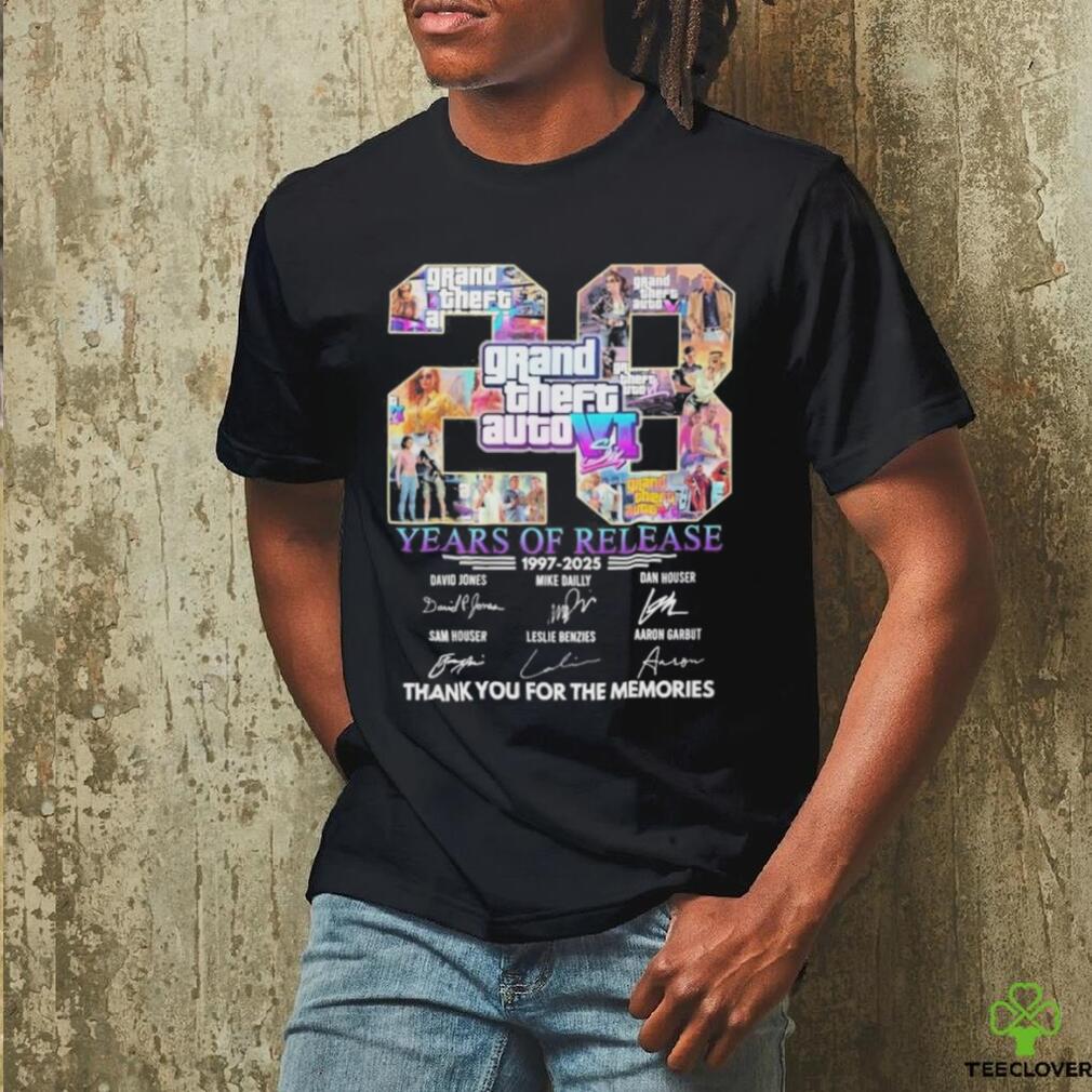 Design grand Theft Auto 23 Years Of Release T Shirt Design grand Theft Auto 23 Years Of Release T Shirt
