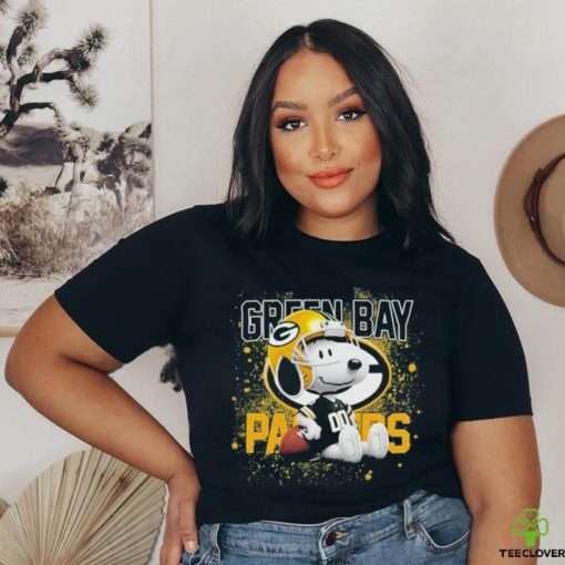 Design green Bay Packers Mix Snoopy T Shirt