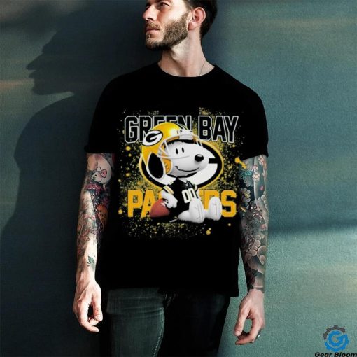 Design green Bay Packers Mix Snoopy T Shirt
