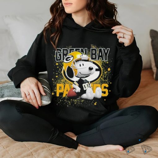 Design green Bay Packers Mix Snoopy T Shirt
