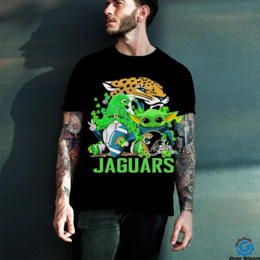 Design jacksonville Jaguars Baby Yoda Happy St.Patrick’s Day Shamrock T Shirt