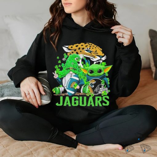 Design jacksonville Jaguars Baby Yoda Happy St.Patrick’s Day Shamrock T Shirt