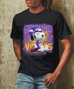 Design minnesota Vikings Mix Snoopy T Shirt