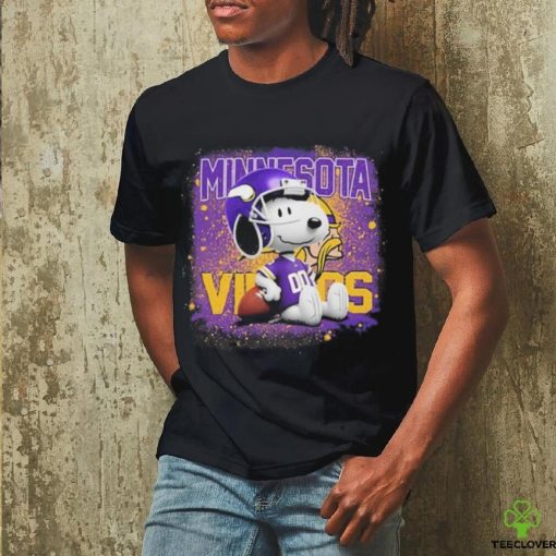 Design minnesota Vikings Mix Snoopy T Shirt