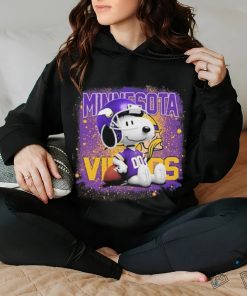 Design minnesota Vikings Mix Snoopy T Shirt