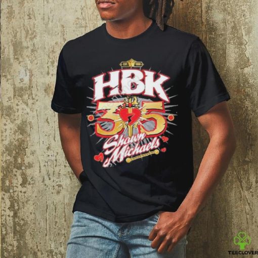 Design shawn Michaels Heartbreak Kid 35Th Anniversary T Shirt