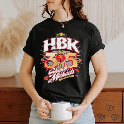 Design shawn Michaels Heartbreak Kid 35Th Anniversary T Shirt