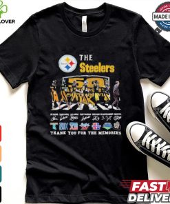 Designs Pittsburgh Steelers 59 Years Of The Memories And Victory T Shirt