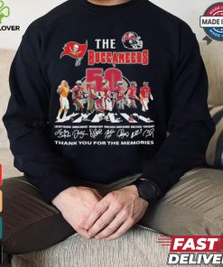 Designs Tampa Bay Buccaneers 50 Years Of The Victory T Shirt