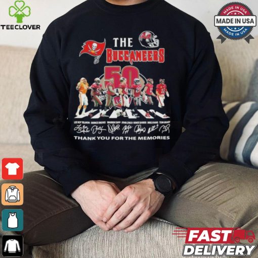 Designs Tampa Bay Buccaneers 50 Years Of The Victory T Shirt