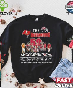 Designs Tampa Bay Buccaneers 50 Years Of The Victory T Shirt
