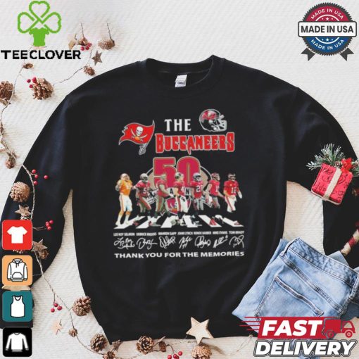 Designs Tampa Bay Buccaneers 50 Years Of The Victory T Shirt
