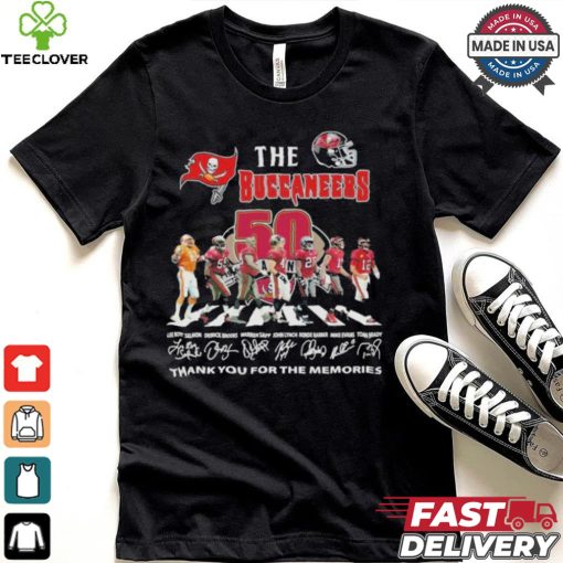 Designs Tampa Bay Buccaneers 50 Years Of The Victory T Shirt