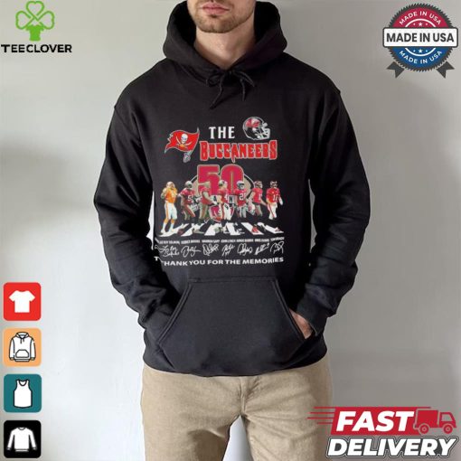 Designs Tampa Bay Buccaneers 50 Years Of The Victory T Shirt