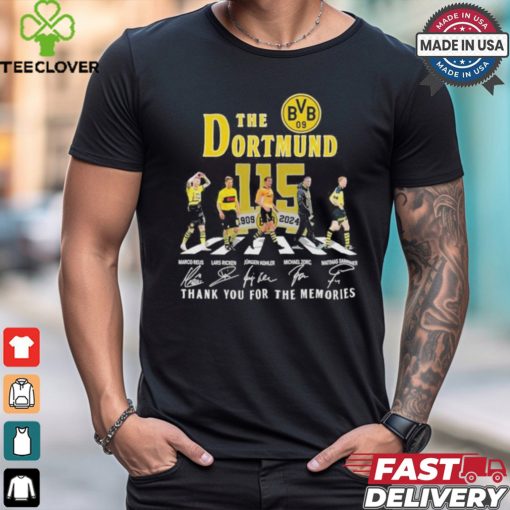 Designs The Borussia Dortmund Thank You For The Memories T Shirt