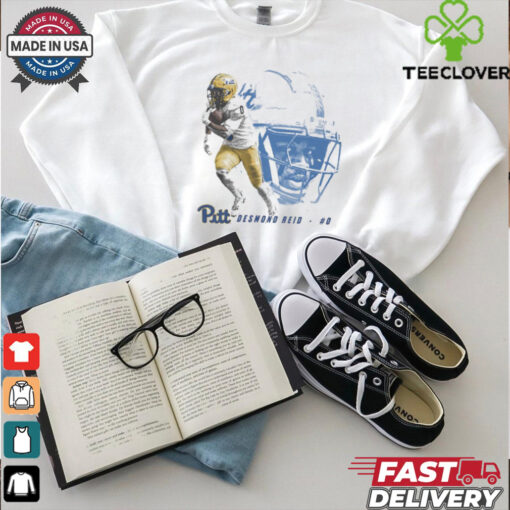 Desmond Reid #9 Pittsburgh Panthers Portrait NCAA t shirt