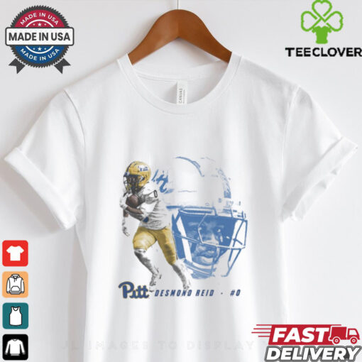Desmond Reid #9 Pittsburgh Panthers Portrait NCAA t shirt