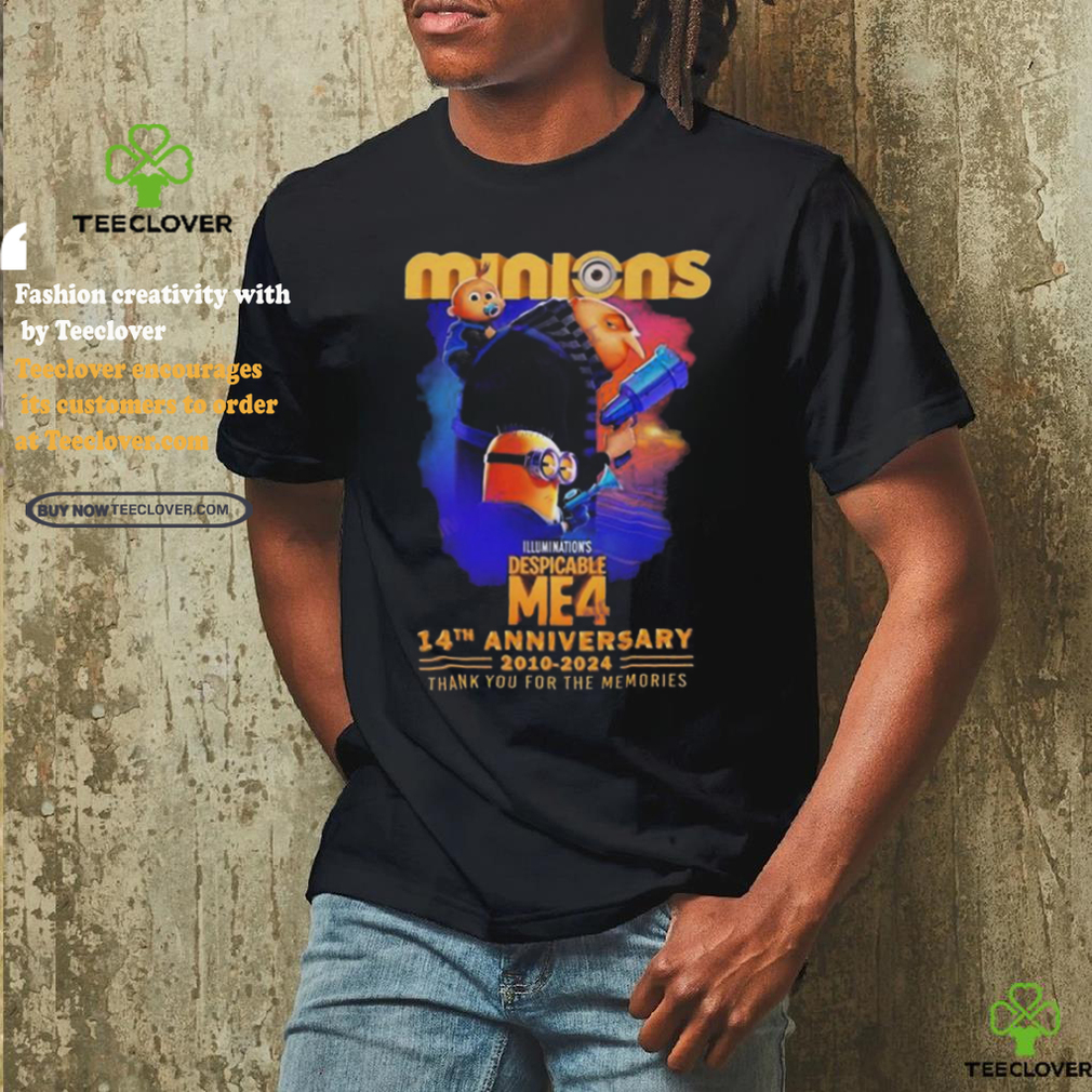 Despicable Me 4 Minions 14th Anniversary 2010 2024 Thank You For The Memories T shirt Despicable Me 4 Minions 14th Anniversary 2010 2024 Thank You For The Memories T shirt