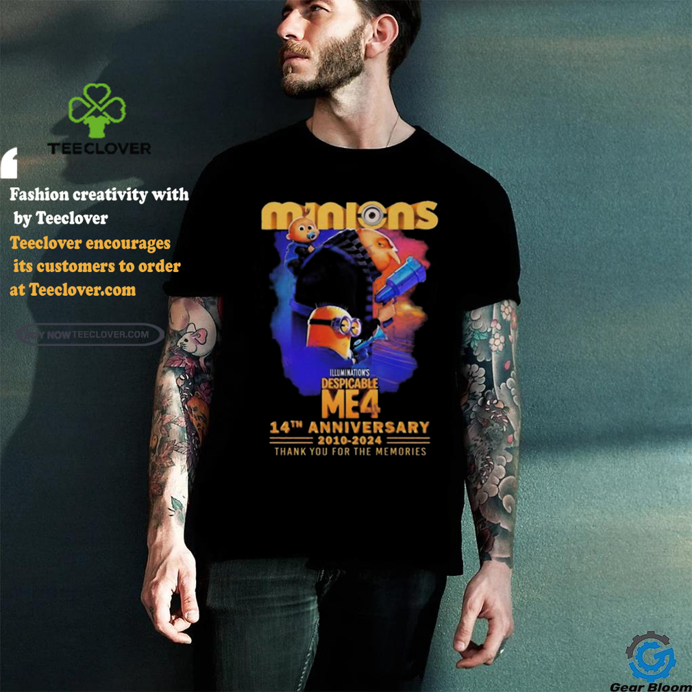Despicable Me 4 Minions 14th Anniversary 2010 2024 Thank You For The Memories T shirt Despicable Me 4 Minions 14th Anniversary 2010 2024 Thank You For The Memories T shirt