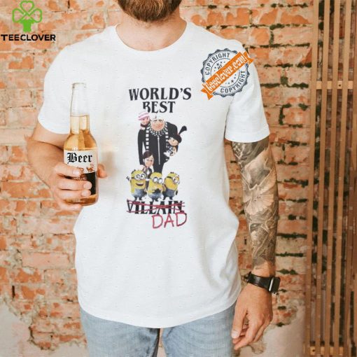 Despicable Me with Minions world’s best dad shirt