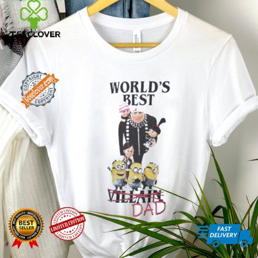 Despicable Me with Minions world’s best dad shirt