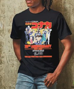 Detective Conan 30th Anniversary 1994 2024 Thank You For The Memories Signature Shirt