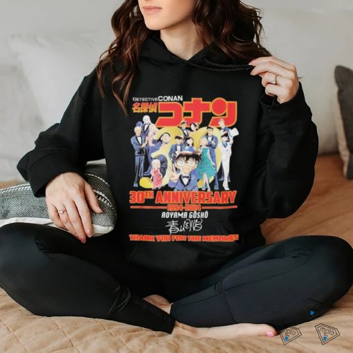 Detective Conan 30th Anniversary 1994 2024 Thank You For The Memories Signature Shirt