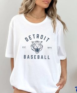 Detroit Baseball Est 1894 Tiger Logo shirt