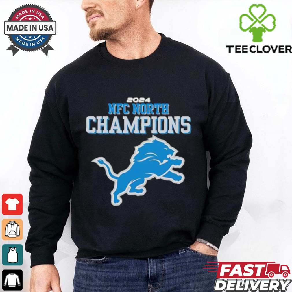 Detroit Football 2024 NFC North Division Champions Lions Logo Shirt Detroit Football 2024 NFC North Division Champions Lions Logo Shirt