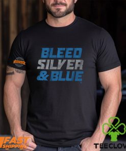 Detroit Football Bleed Silver & Blue Shirt