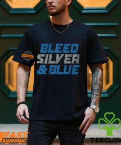 Detroit Football Bleed Silver & Blue Shirt